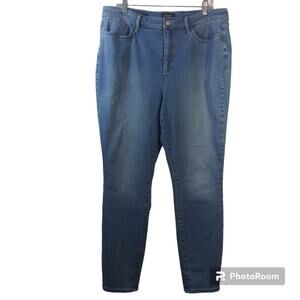 NYDJ Ami High Waist Skinny Jeans Clean Brookes Size 16